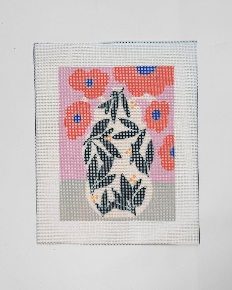Poppy Pot - Misaligned Faulty Canvas