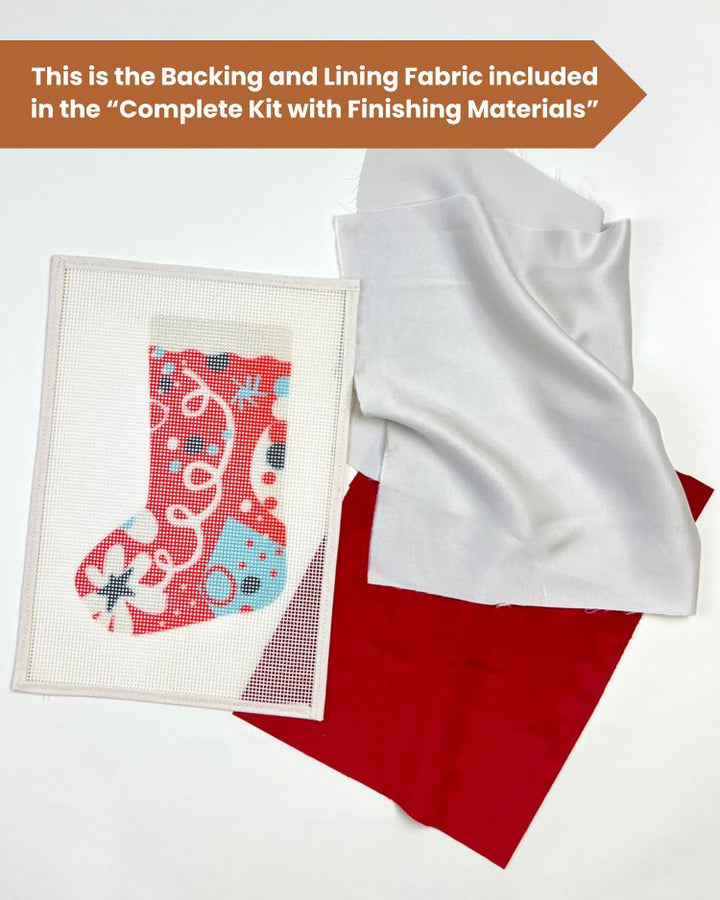 Kindness Christmas Needlepoint Stocking Kit by Unwind Studio