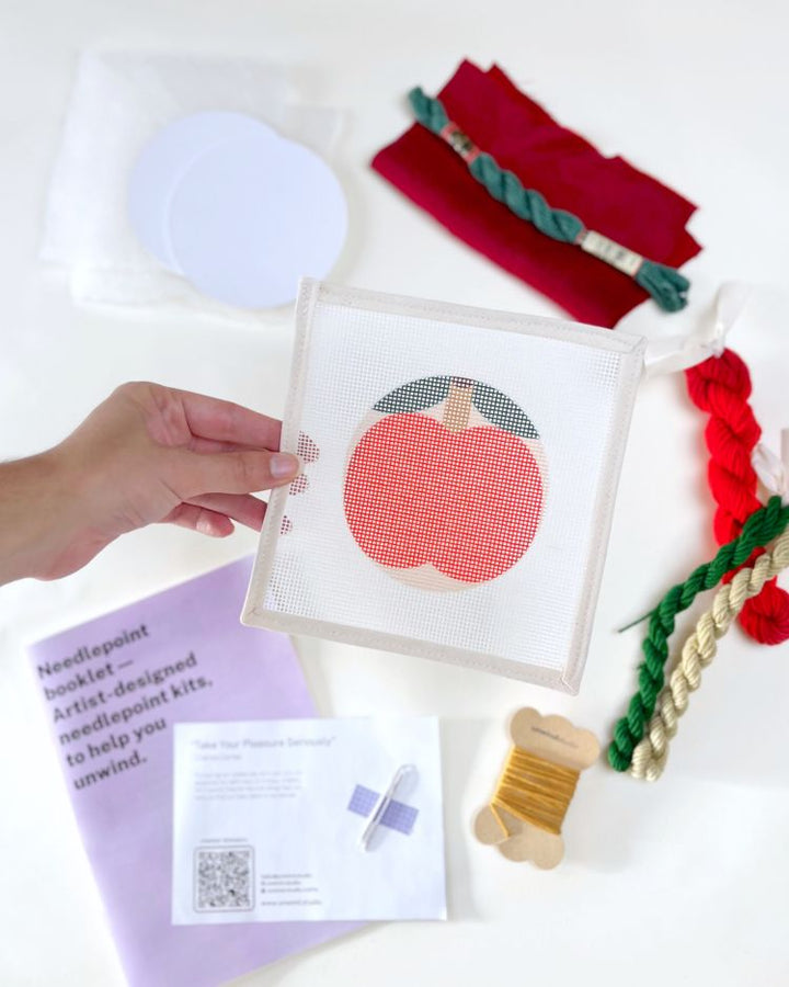 Omppu Needlepoint Beginner Ornament Kit by Unwind Studio