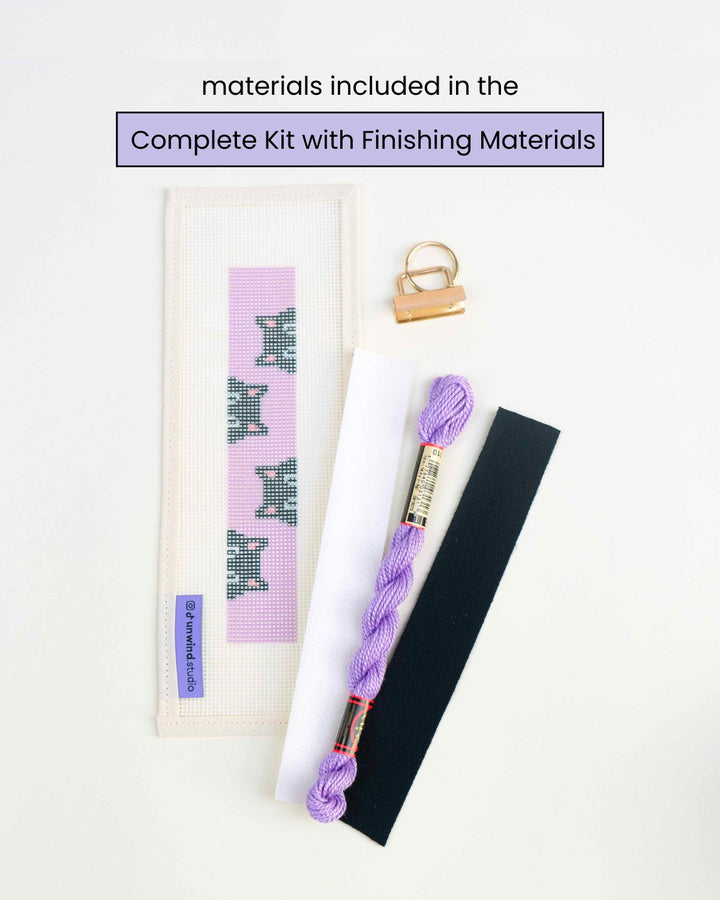 Cats Key Fob Needlepoint Kit