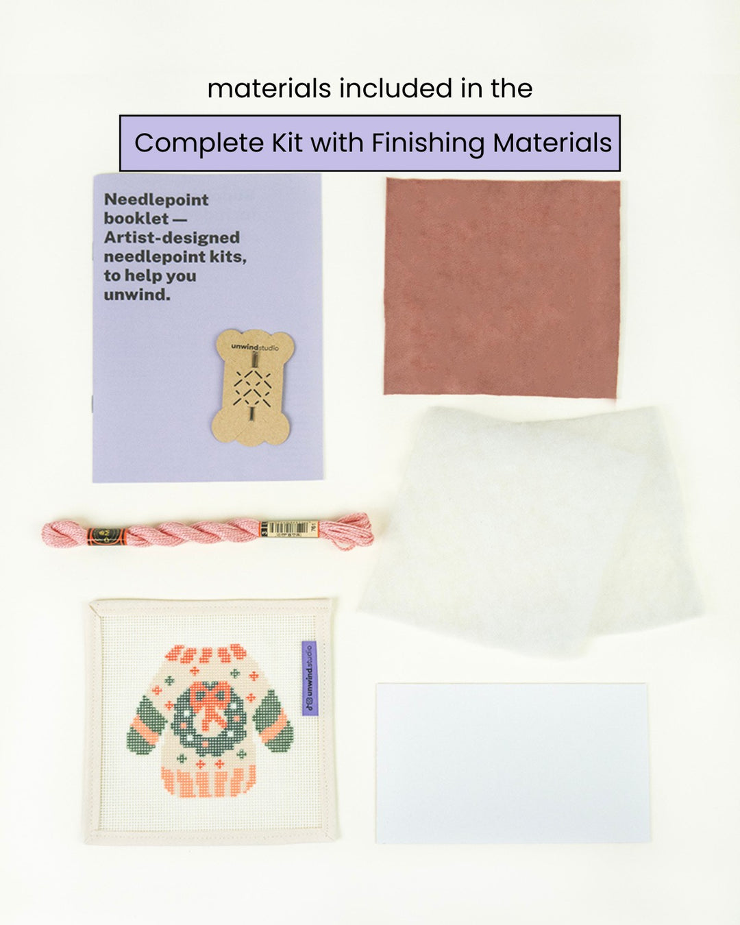 Christmas Sweater Needlepoint Ornament Kit