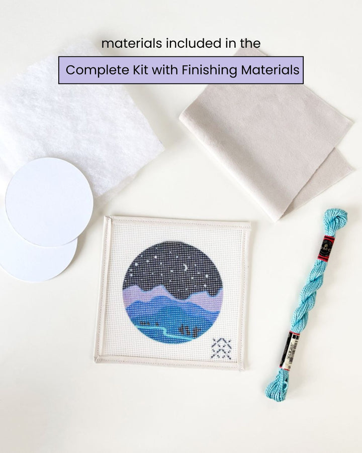 Starry Night Needlepoint Ornament Kit