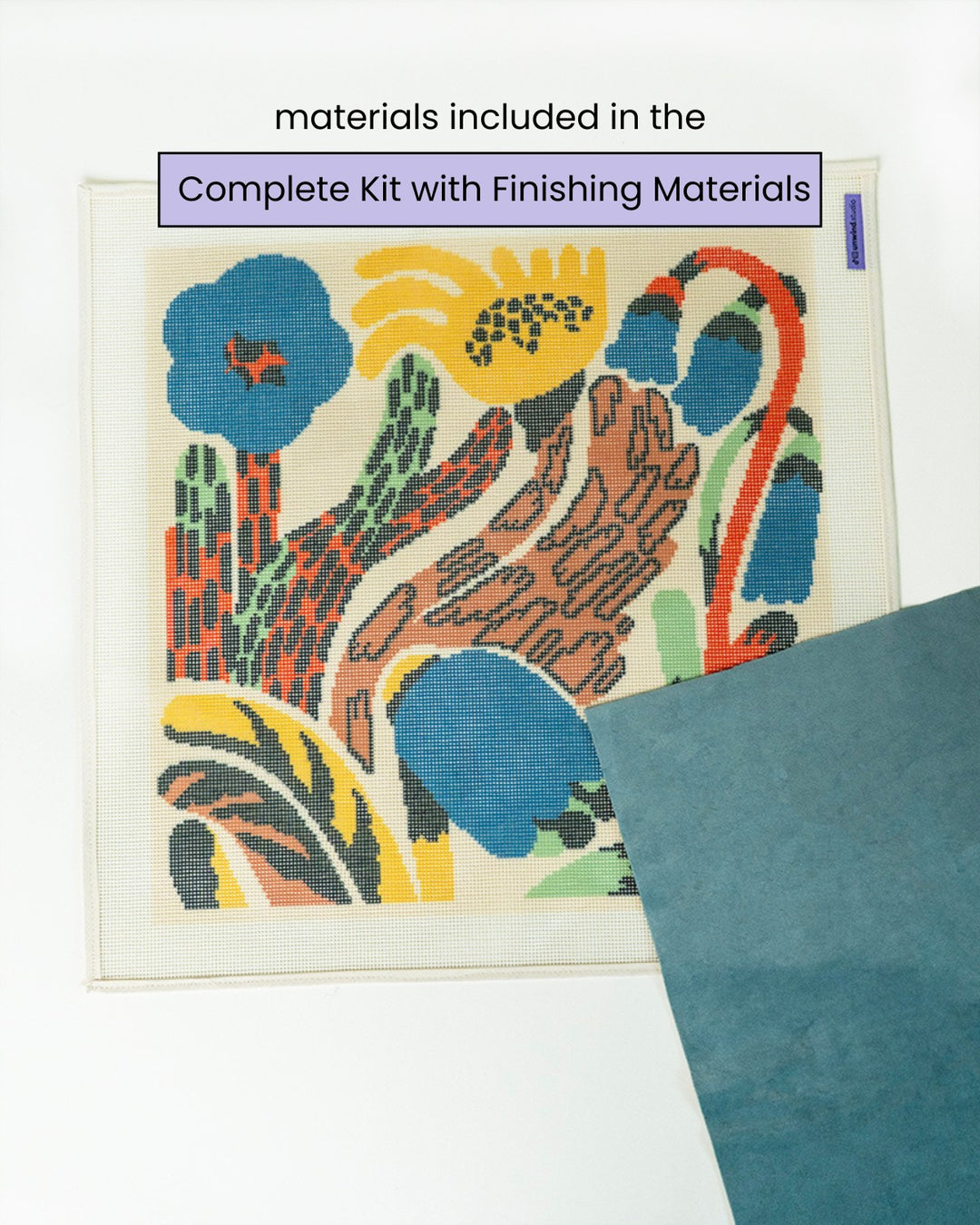 Flowerbed Needlepoint Cushion Kit