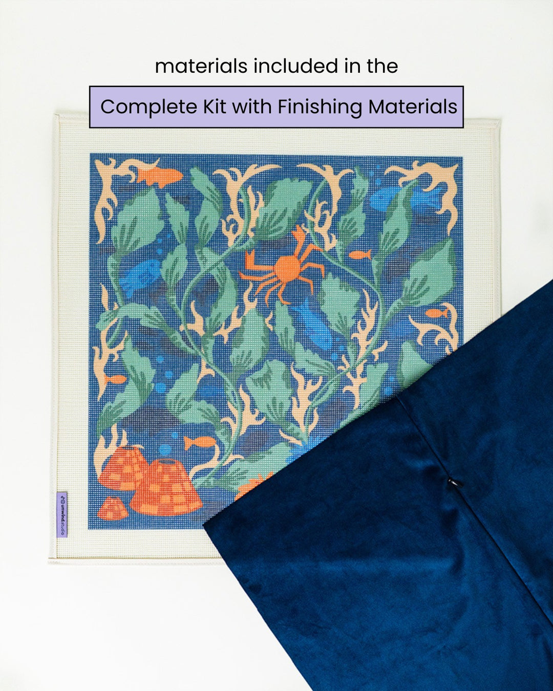 Kelp Forest Needlepoint Cushion Kit