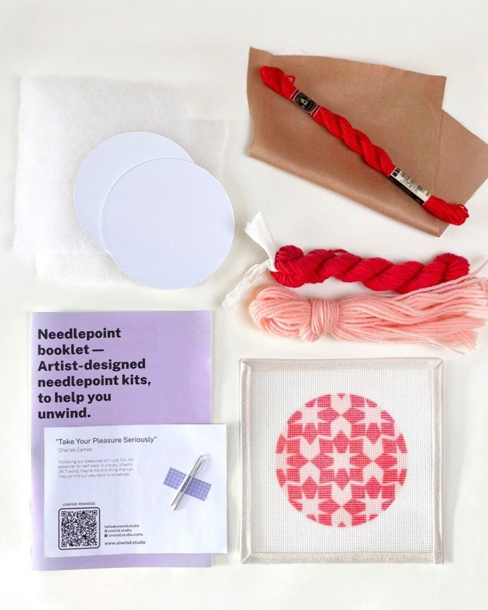 Reflections Needlepoint Ornament Kit by Unwind Studio