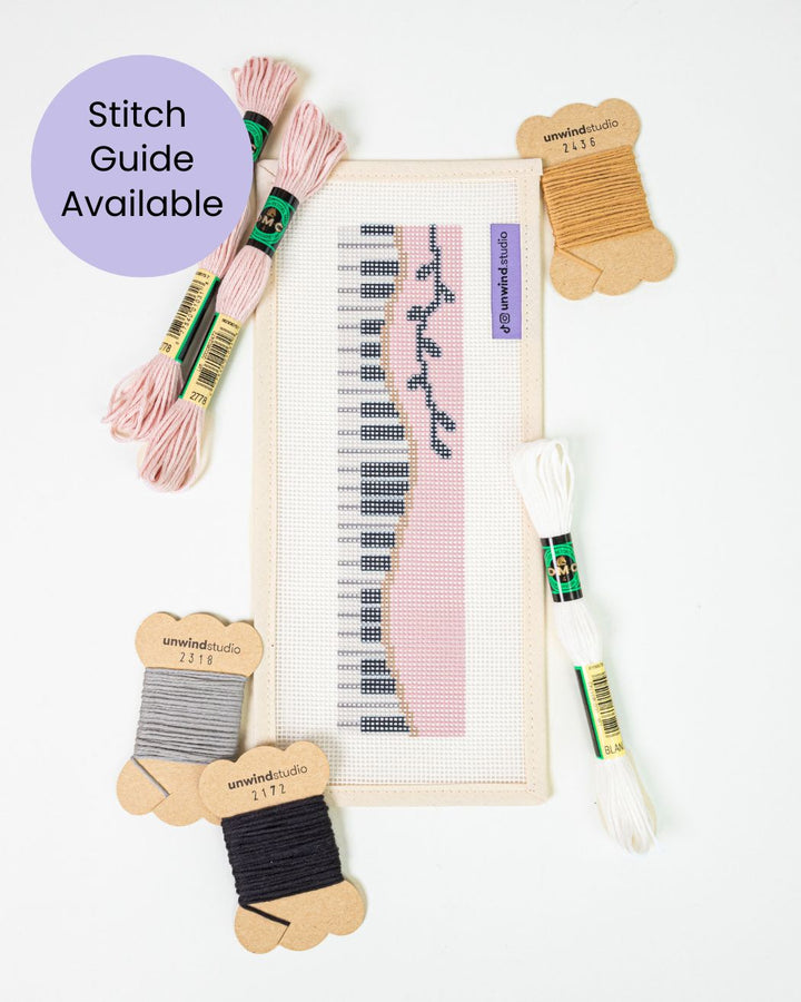 Piano Forte Bookmark Needlepoint Kit