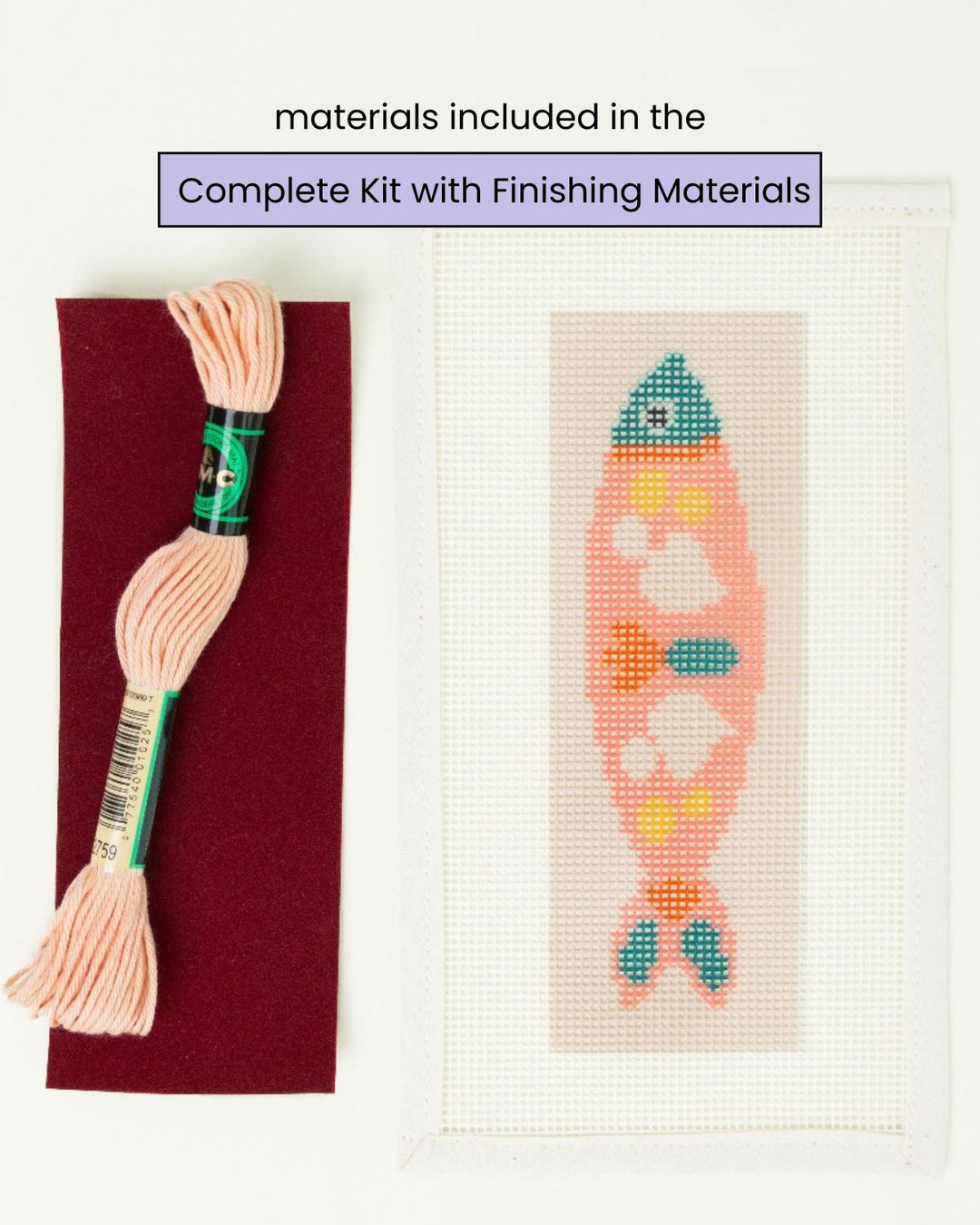 Canevas marque-page Sardine Portugaise