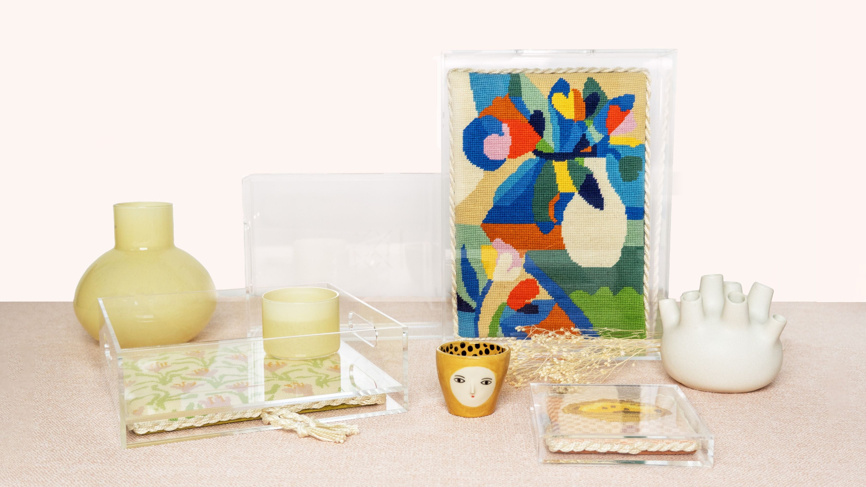 Acrylic Trays & Coasters by Unwind Studio