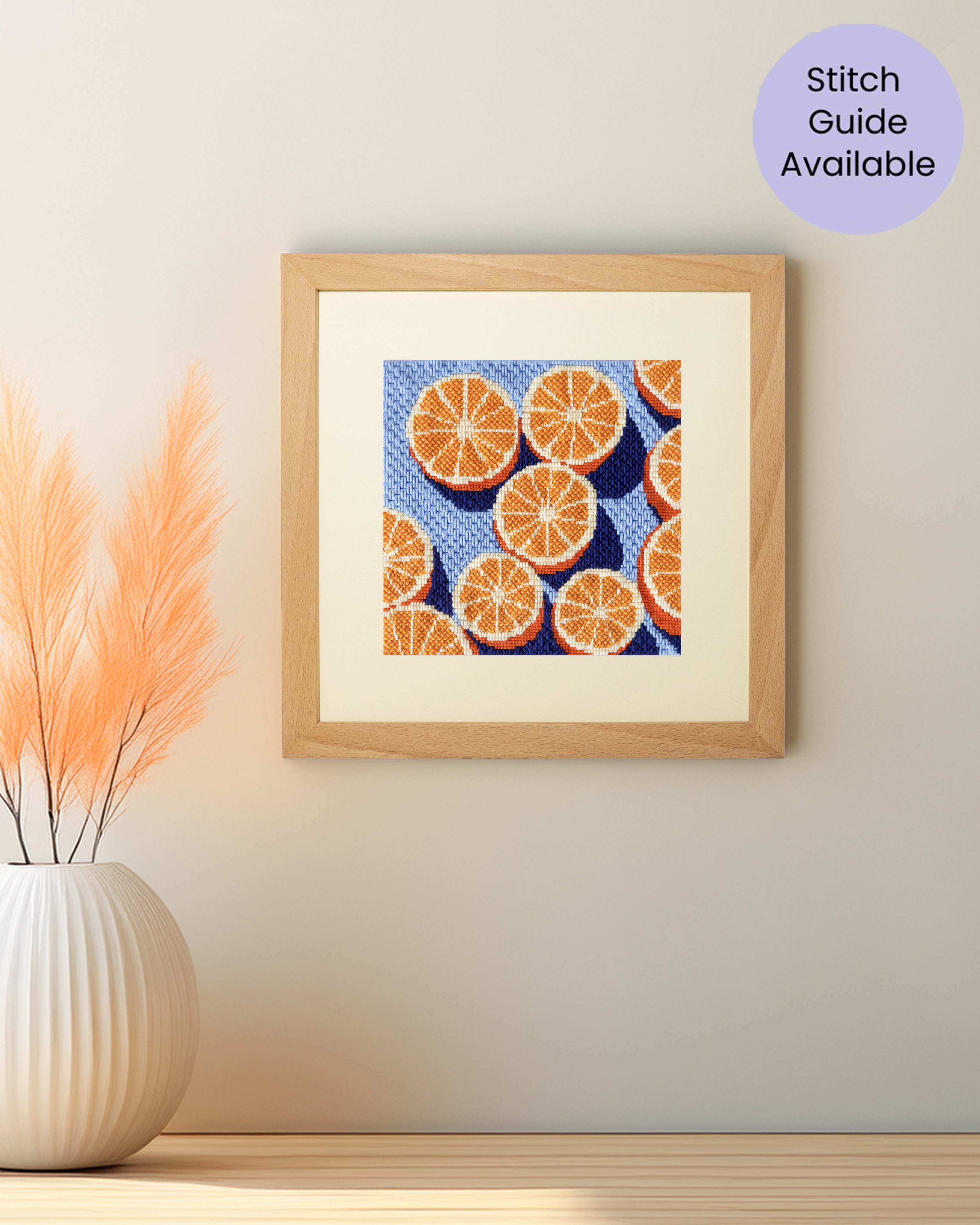 Agrumes Needlepoint Kit - Unwind Studio