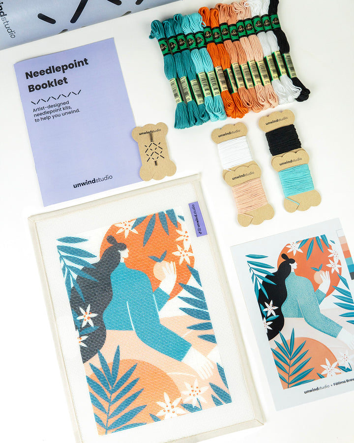 An Orange Place - part I Needlepoint Kit