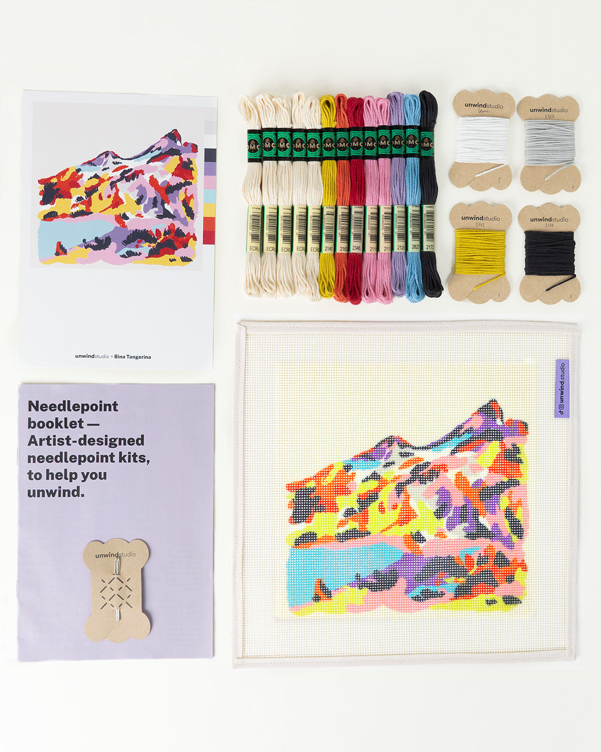 Ain't no Mountain Modern Needlepoint Kit – Unwind Studio