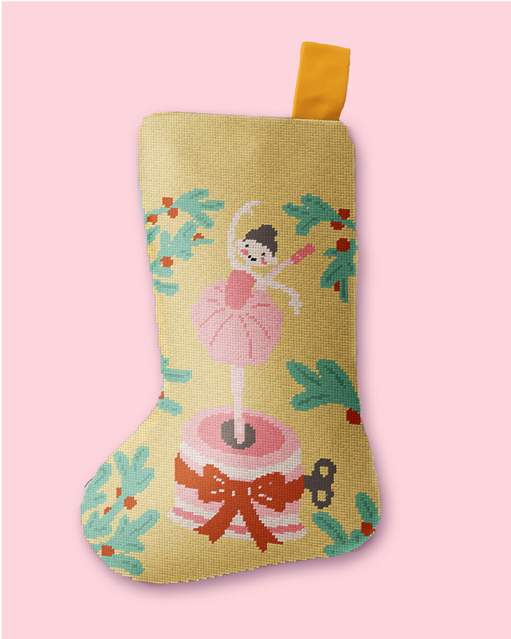 Canevas Ballerine dans une boîte à musique