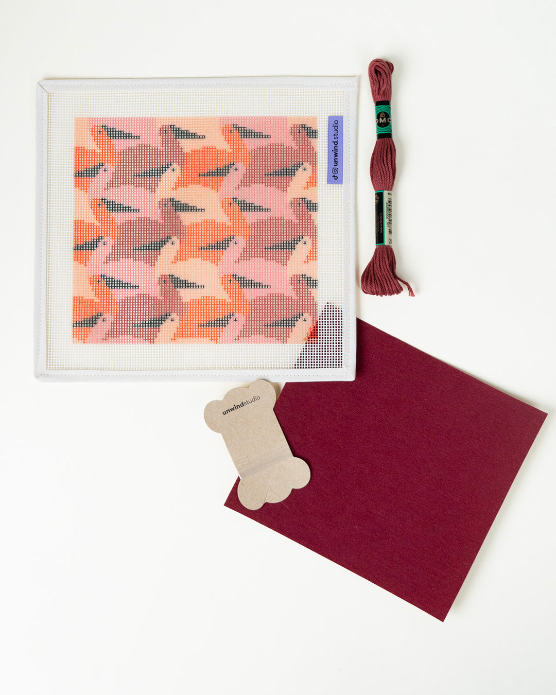 Birdies Sunglasses Case Needlepoint Kit