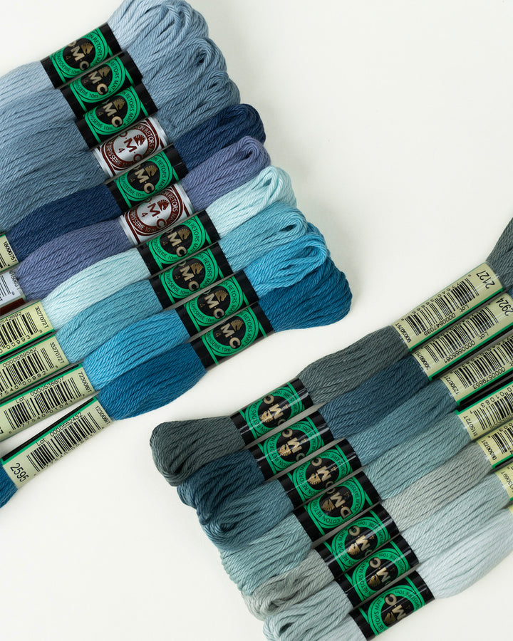 DMC Soft Matte Cotton - Dark Blues