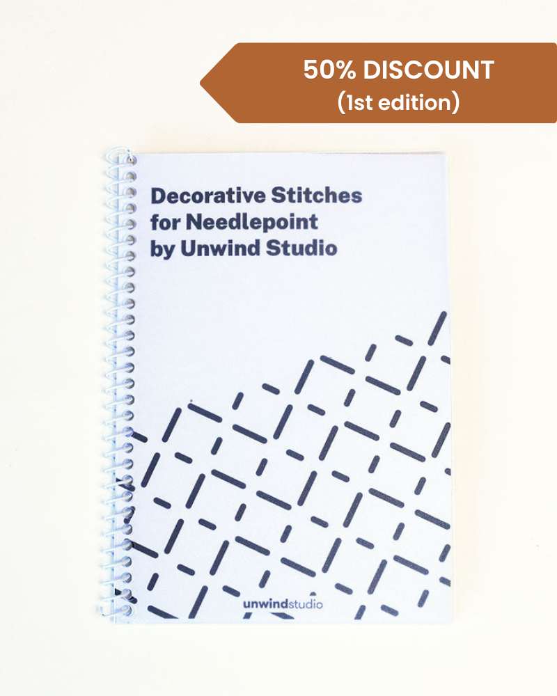 Decorative Stitches for Needlepoint Booklet by Unwind Studio
