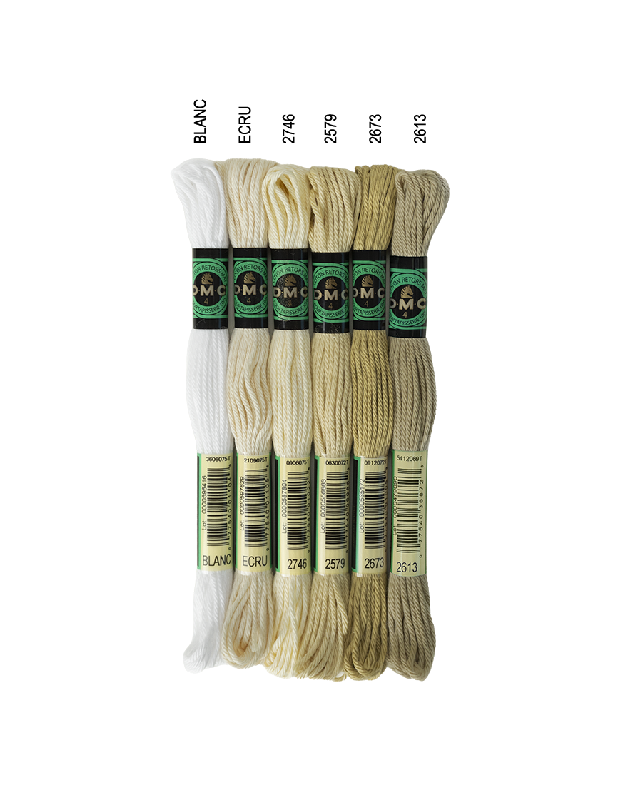 DMC Soft Matte Cotton - Beiges & Blancs