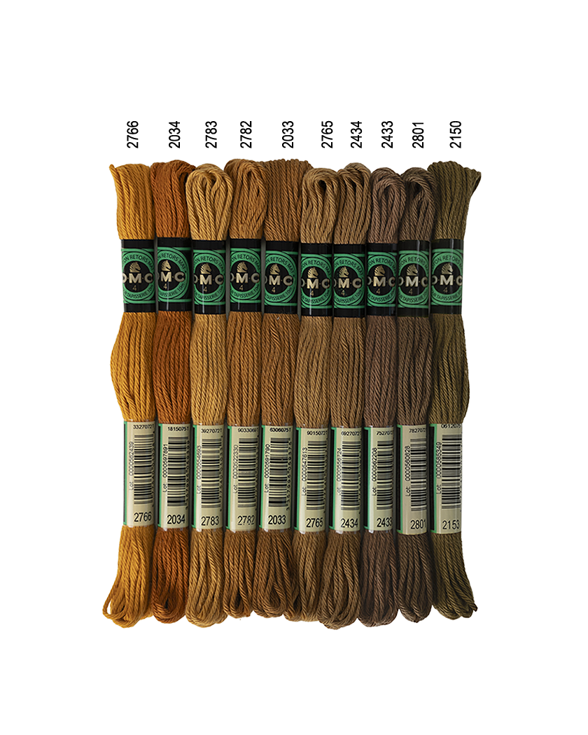 DMC Soft Matte Cotton - Warm Browns