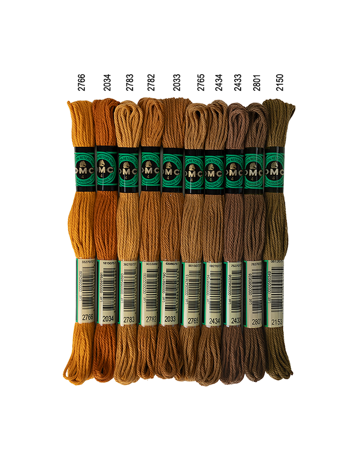 DMC Soft Matte Cotton - Warm Browns