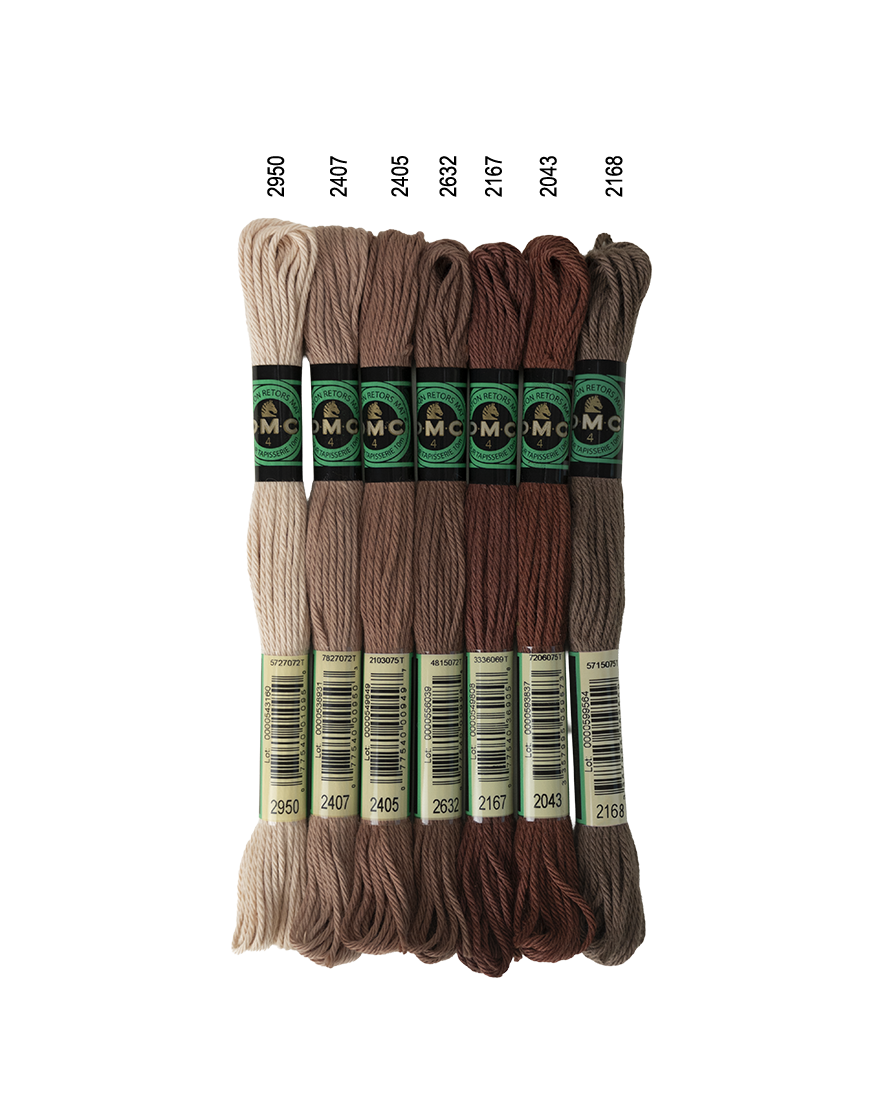DMC Soft Matte Cotton - Cold Browns