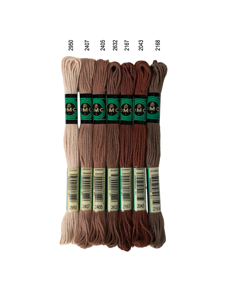 DMC Soft Matte Cotton - Cold Browns