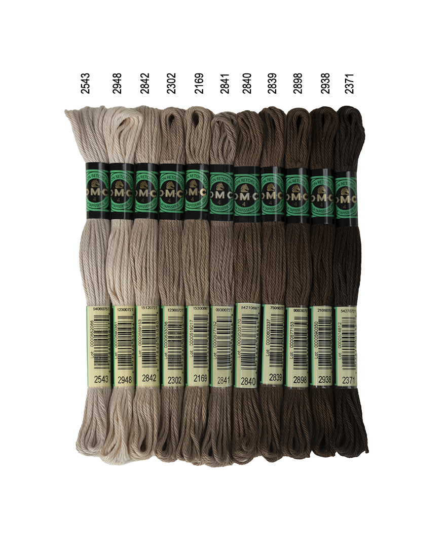DMC Soft Matte Cotton - Cold Browns