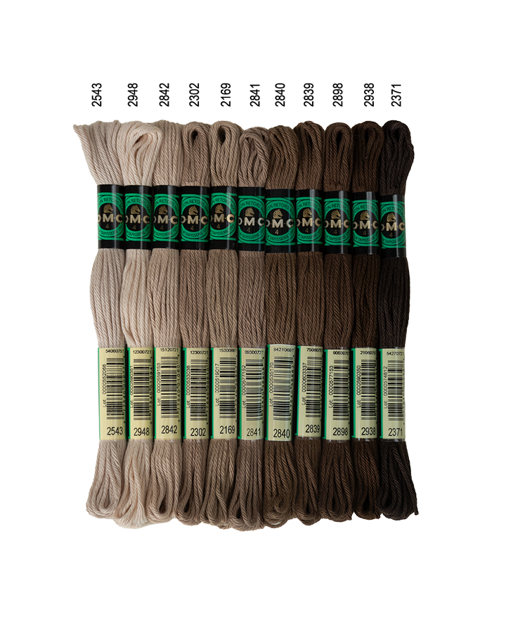 DMC Soft Matte Cotton - Cold Browns