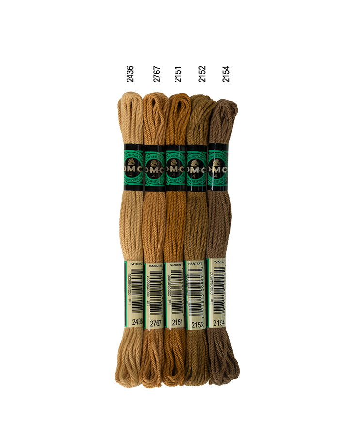 DMC Soft Matte Cotton - Warm Browns
