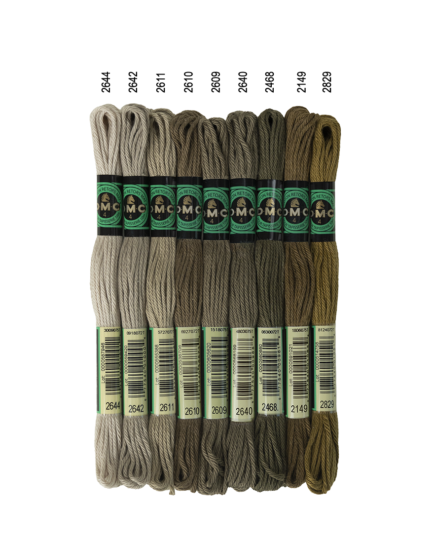 DMC Soft Matte Cotton - Cold Browns