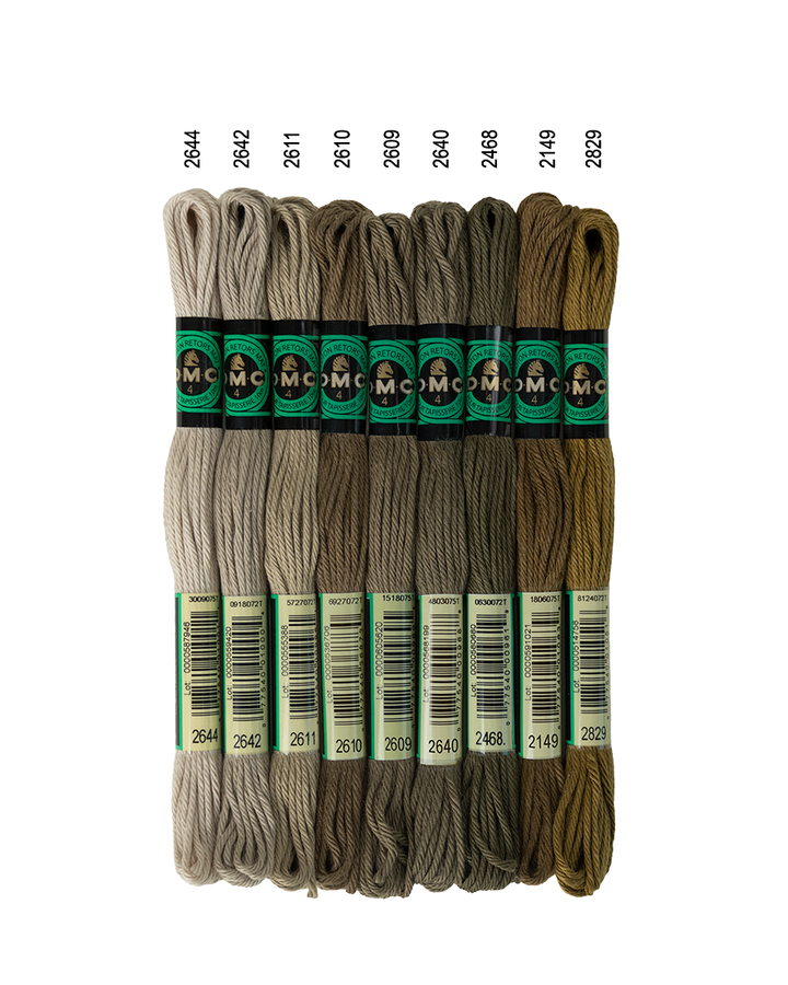 DMC Soft Matte Cotton - Cold Browns
