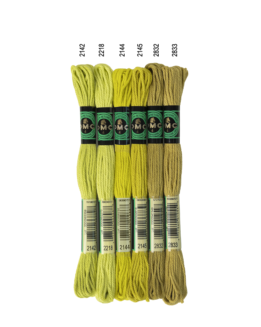 DMC Soft Matte Cotton - Warm Greens