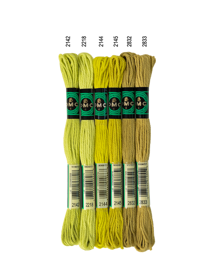 DMC Soft Matte Cotton - Warm Greens