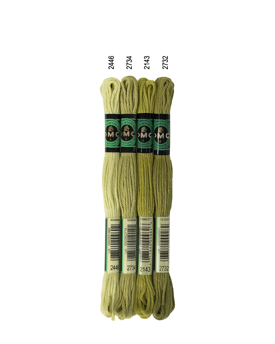 DMC Soft Matte Cotton - Warm Greens