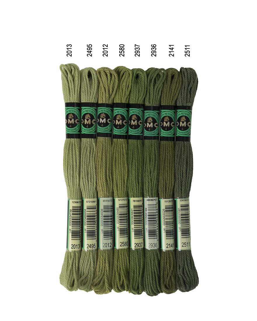 DMC Soft Matte Cotton - Greens Mix