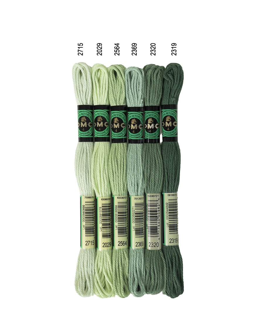 DMC Soft Matte Cotton - Cold Greens