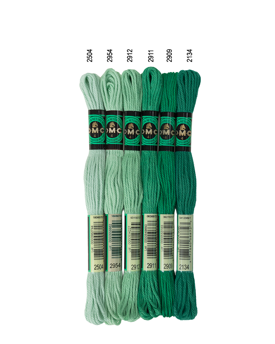 DMC Soft Matte Cotton - Cold Greens