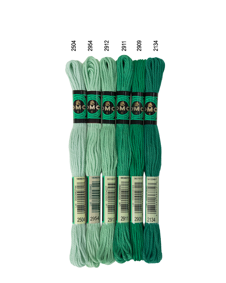DMC Soft Matte Cotton - Cold Greens
