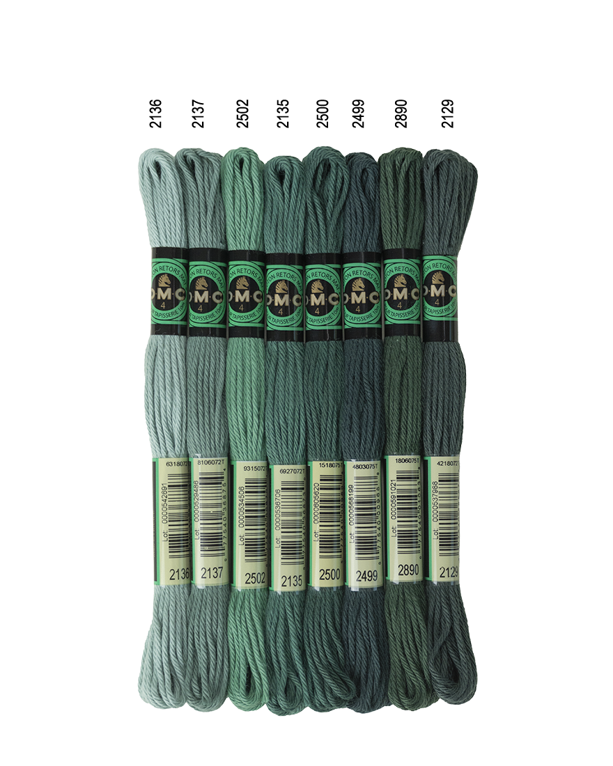 DMC Soft Matte Cotton - Cold Greens