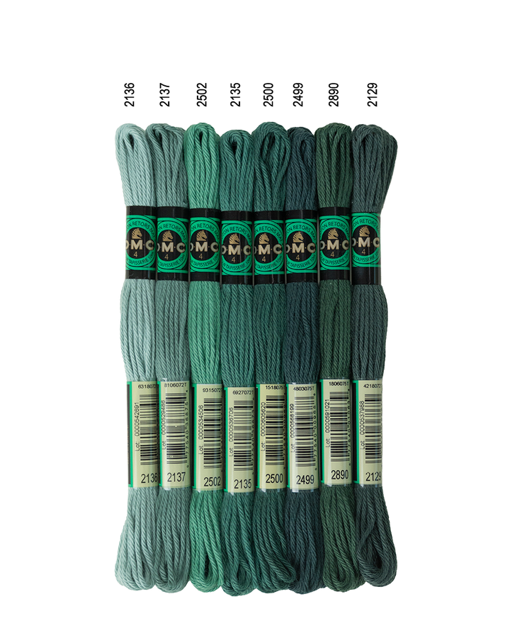 DMC Soft Matte Cotton - Cold Greens