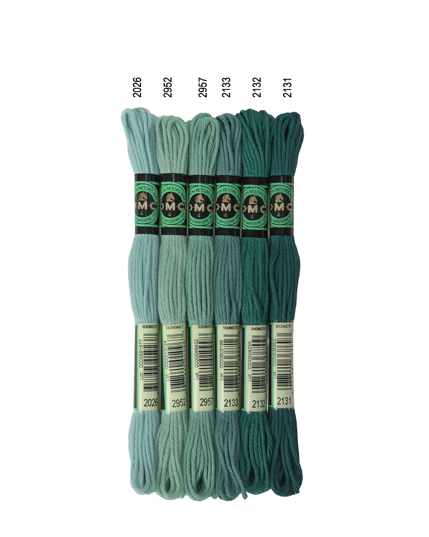 DMC Soft Matte Cotton - Greens Mix