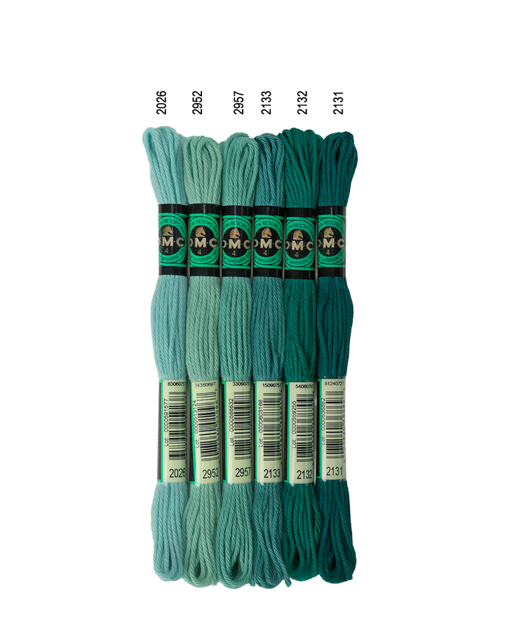 DMC Soft Matte Cotton - Greens Mix