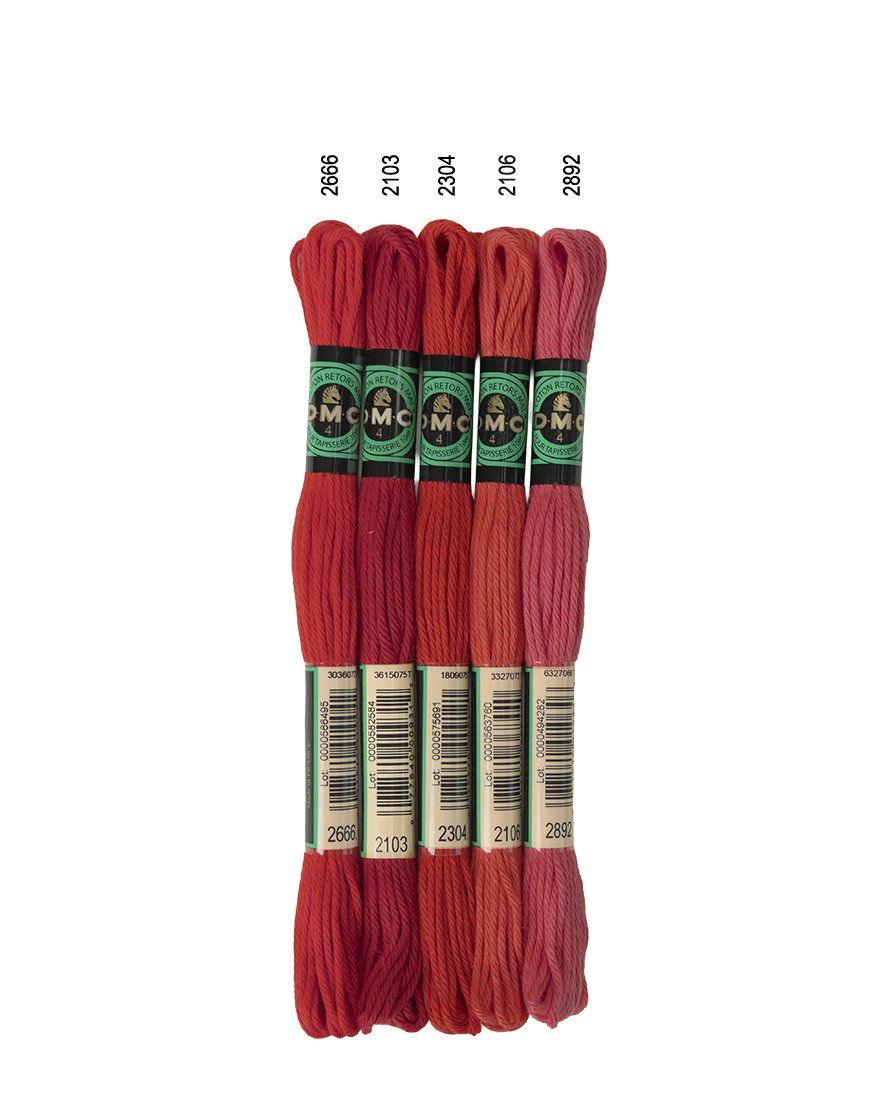 DMC Soft Matte Cotton - Reds & Corals