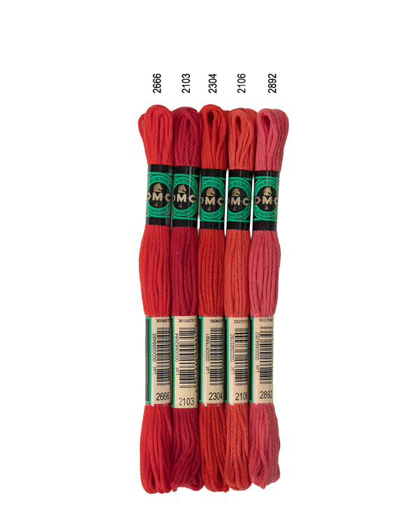 DMC Soft Matte Cotton - Reds & Corals – Unwind Studio