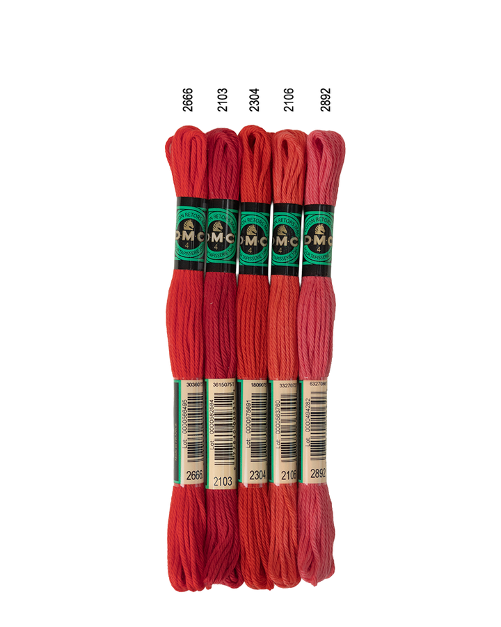 DMC Soft Matte Cotton - Reds & Corals