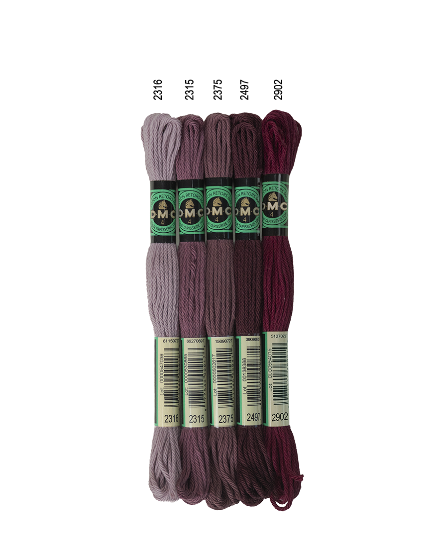 DMC Soft Matte Cotton - Dark Pinks
