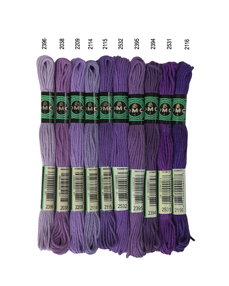 DMC Soft Matte Cotton - Purples & Lavenders