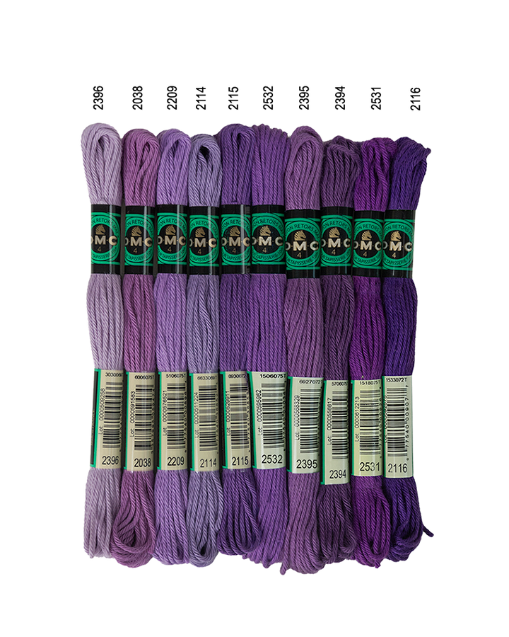 DMC Soft Matte Cotton - Purples & Lavenders