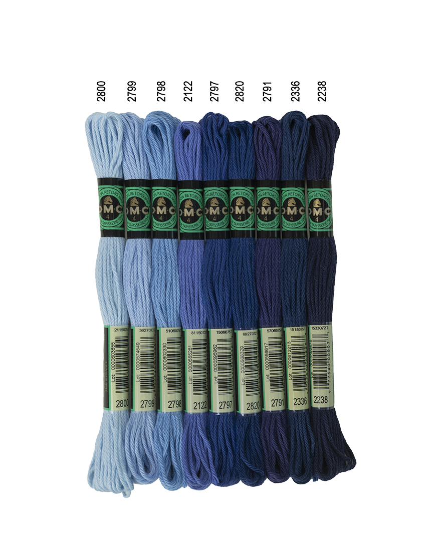 DMC Soft Matte Cotton - Blues