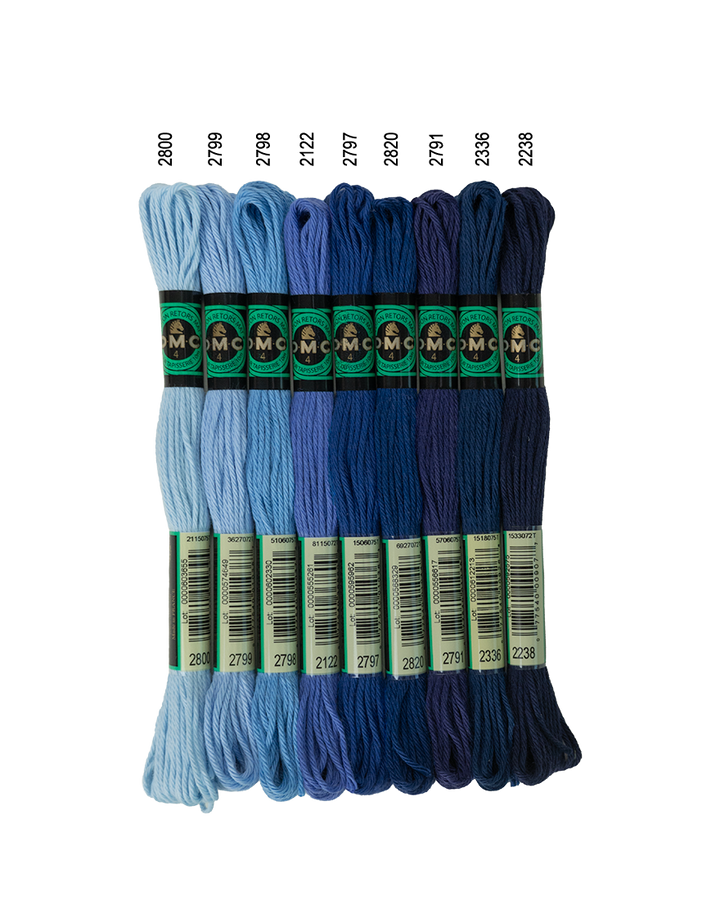 DMC Soft Matte Cotton - Blues