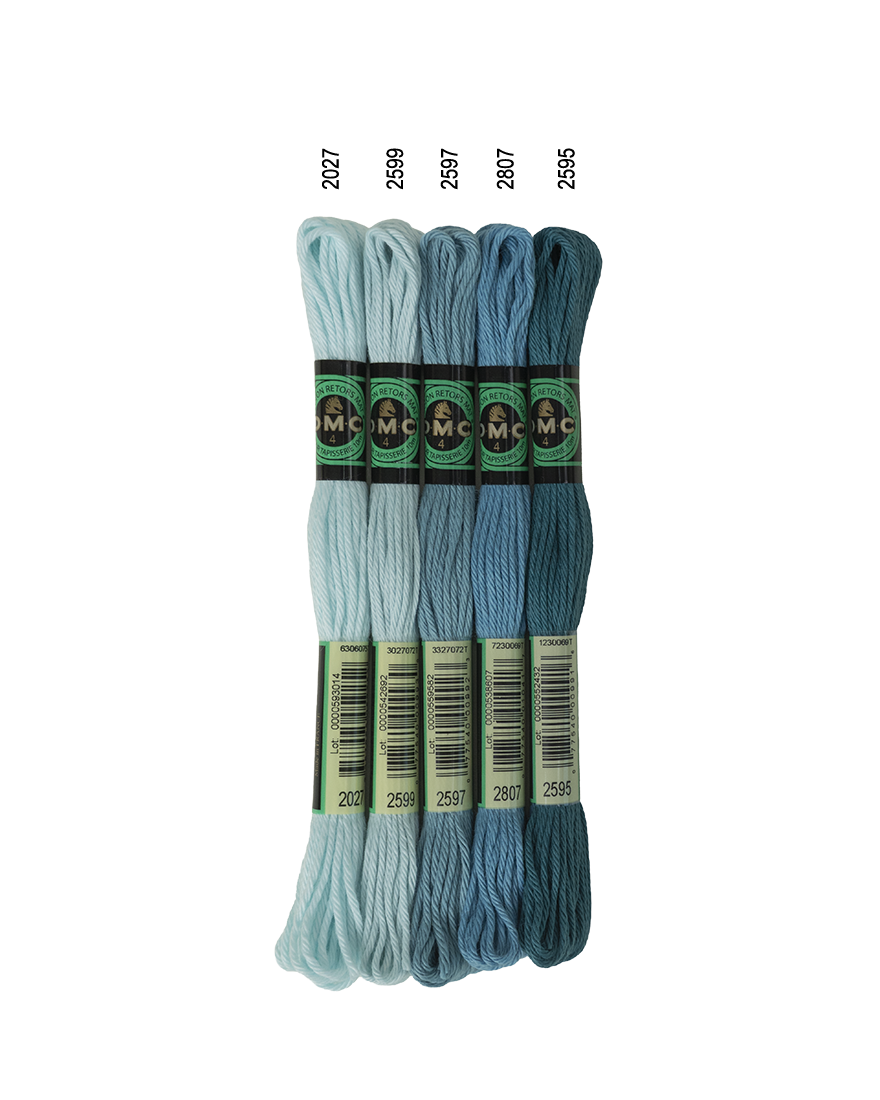 DMC Soft Matte Cotton - Dark Blues