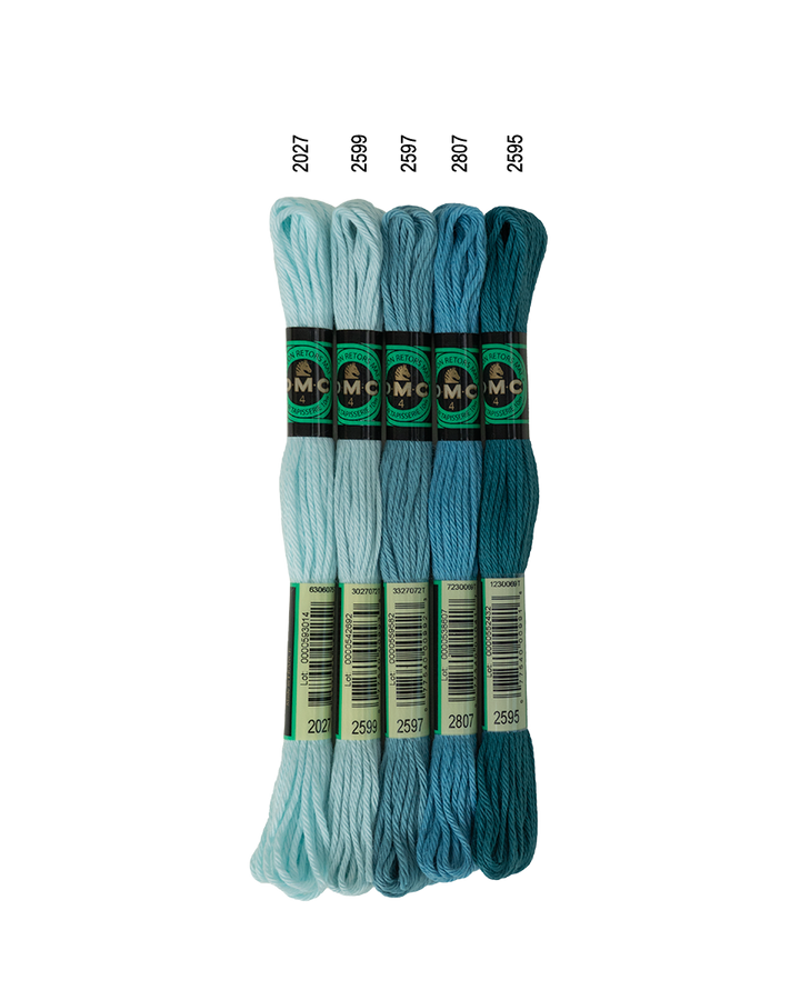 DMC Soft Matte Cotton - Dark Blues